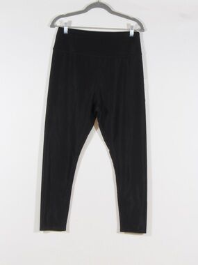 Sage Collective Ribbed Black High-Waist Leggings NWT